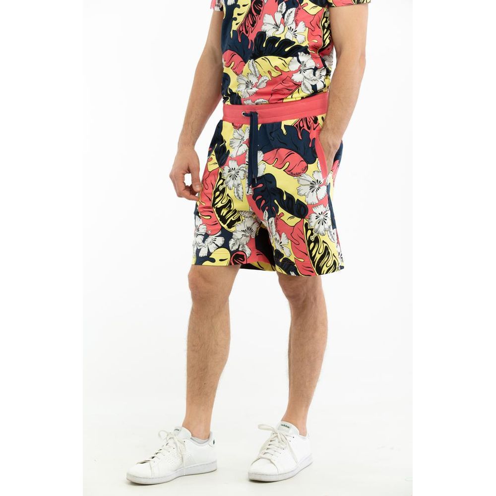 Moschino Multicolor Cotton Swim Shorts